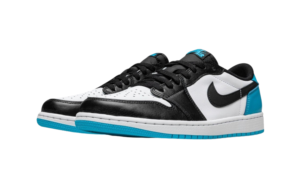 Air Jordan 1 Low Black Dark Powder Blue