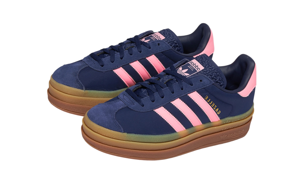 Adidas Gazelle Bold Dark Blue Pink Spark