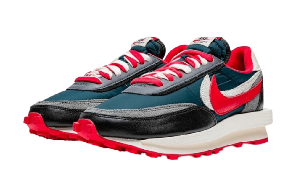 Nike LD Waffle sacai Undercover Midnight Spruce University Red