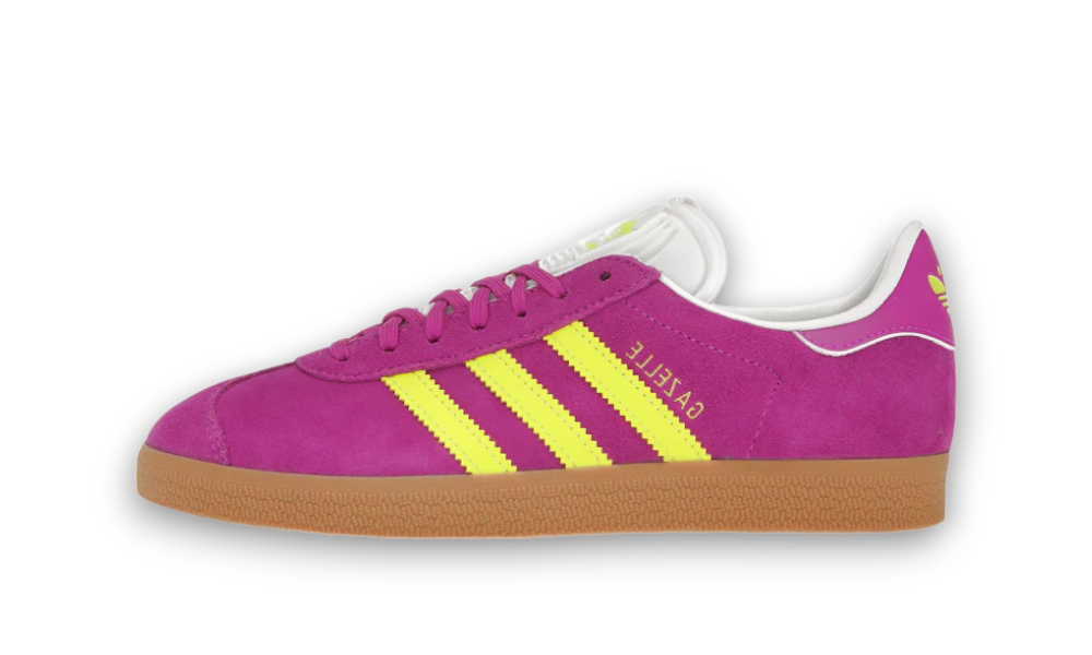 Adidas Gazelle Purple Burst Solar Yellow