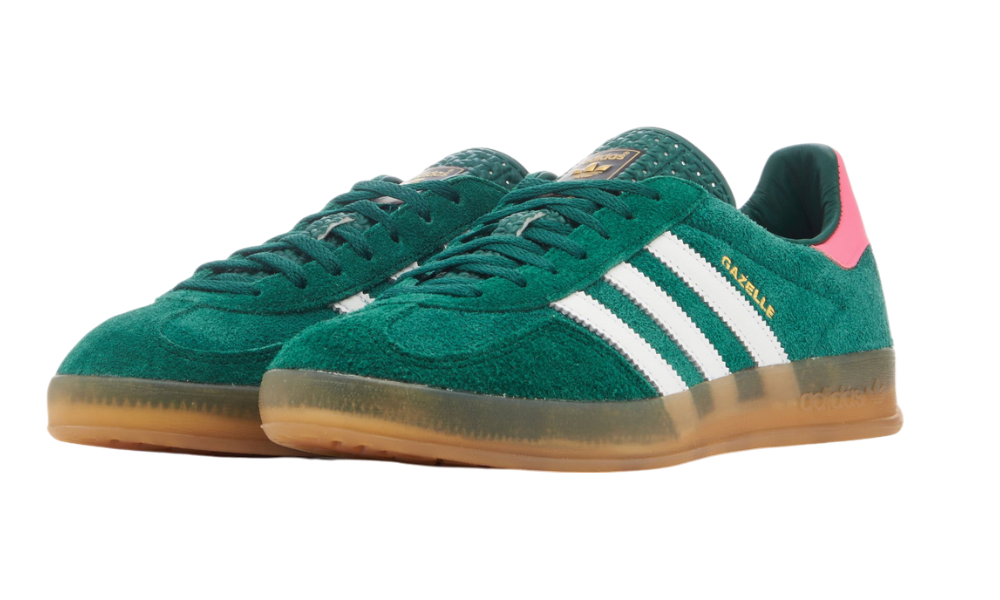 Adidas Gazelle Indoor Collegiate Green Lucid Pink