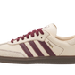 Adidas Samba OG Wonder White Maroon