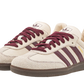 Adidas Samba OG Wonder White Maroon