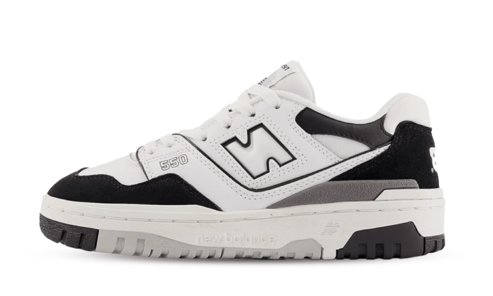 New Balance 550 White Black Rain Cloud