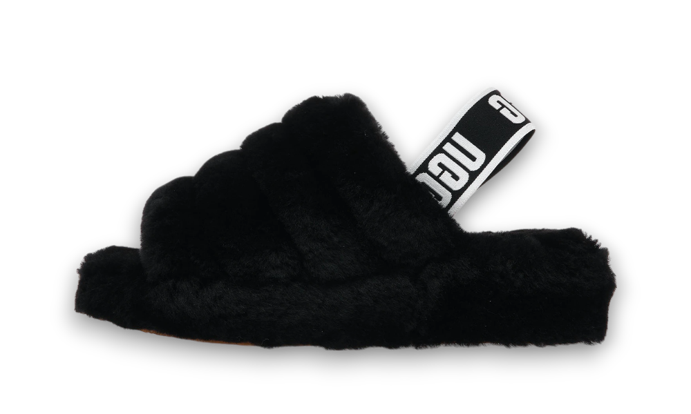 UGG Fluff Yeah Slide Black