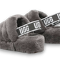 UGG Fluff Yeah Slide Charcoal