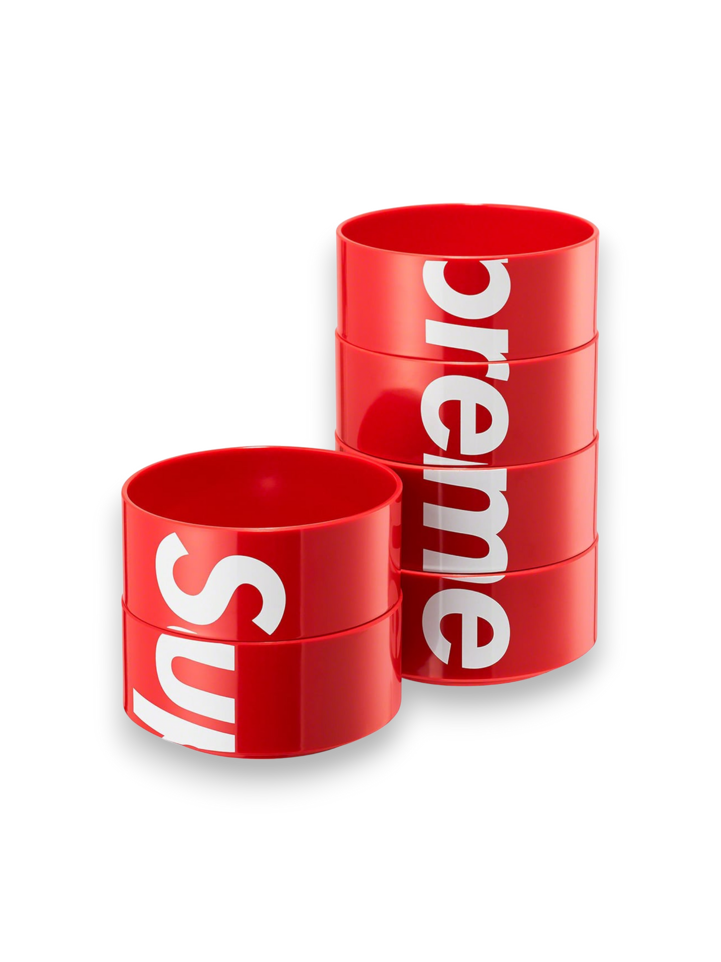 Supreme Heller Bowls (Set of 6) Red