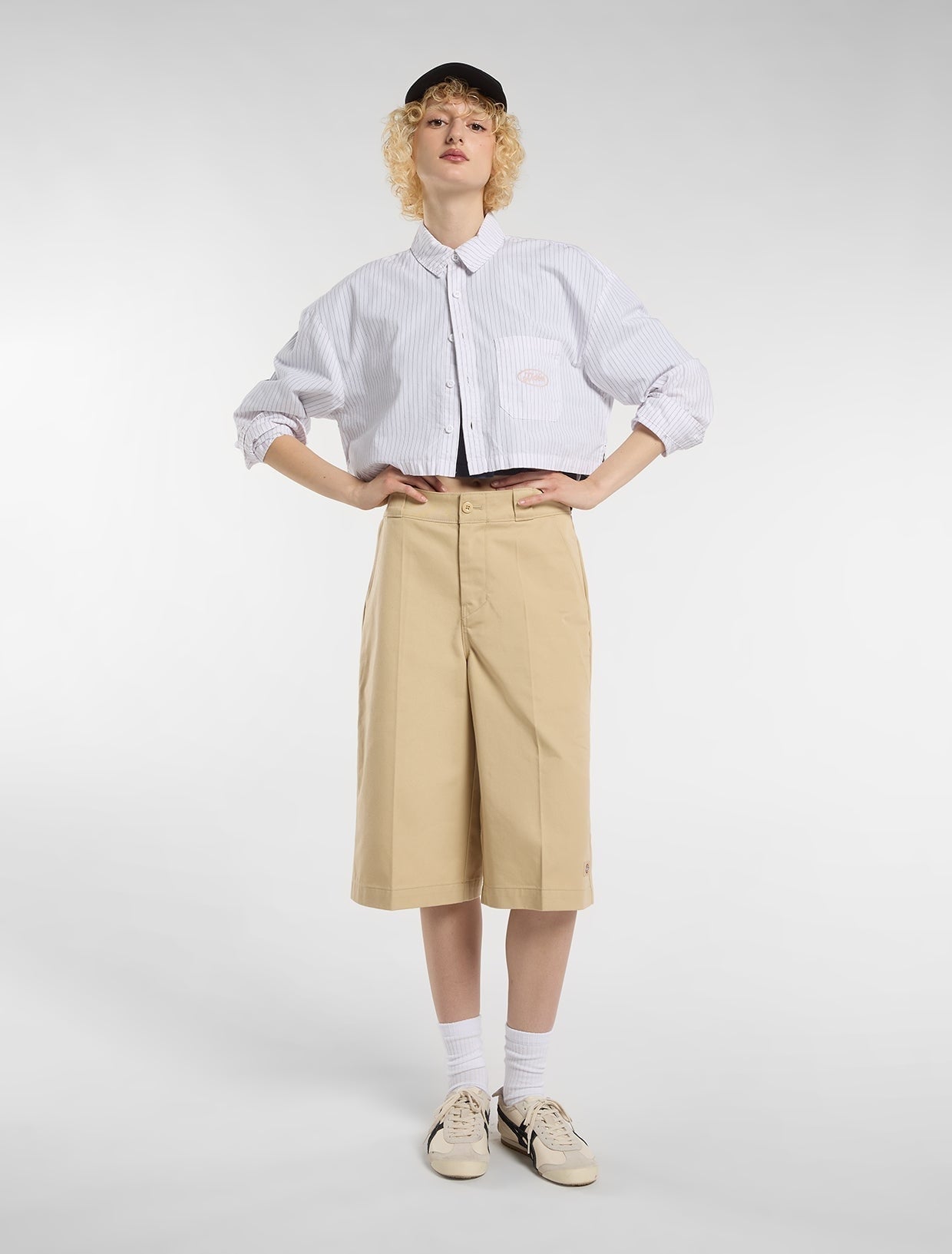 Dickies Shalimar Cropped Shirt White