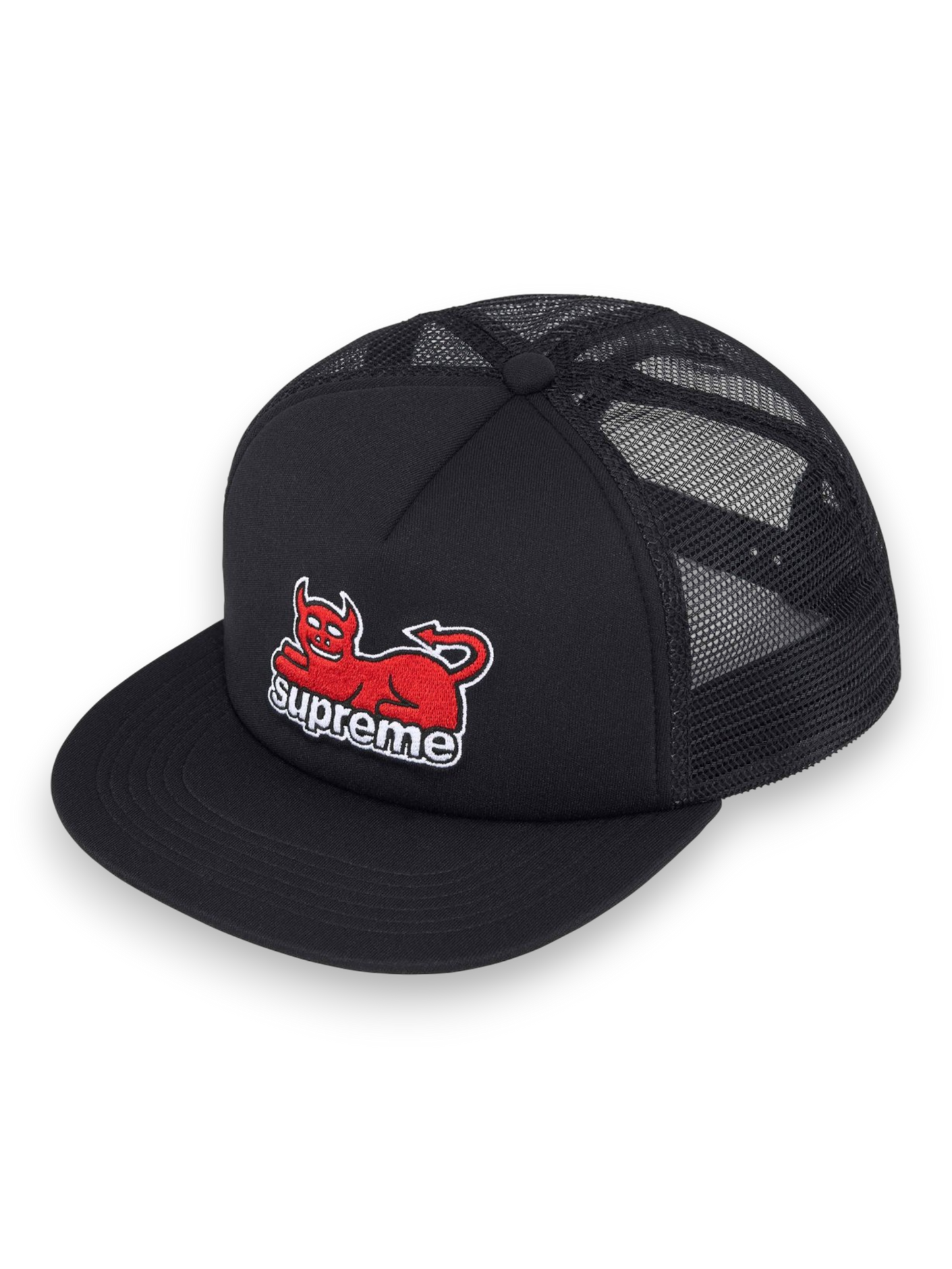 Supreme Toy Machine Mesh Back 5-Panel Black