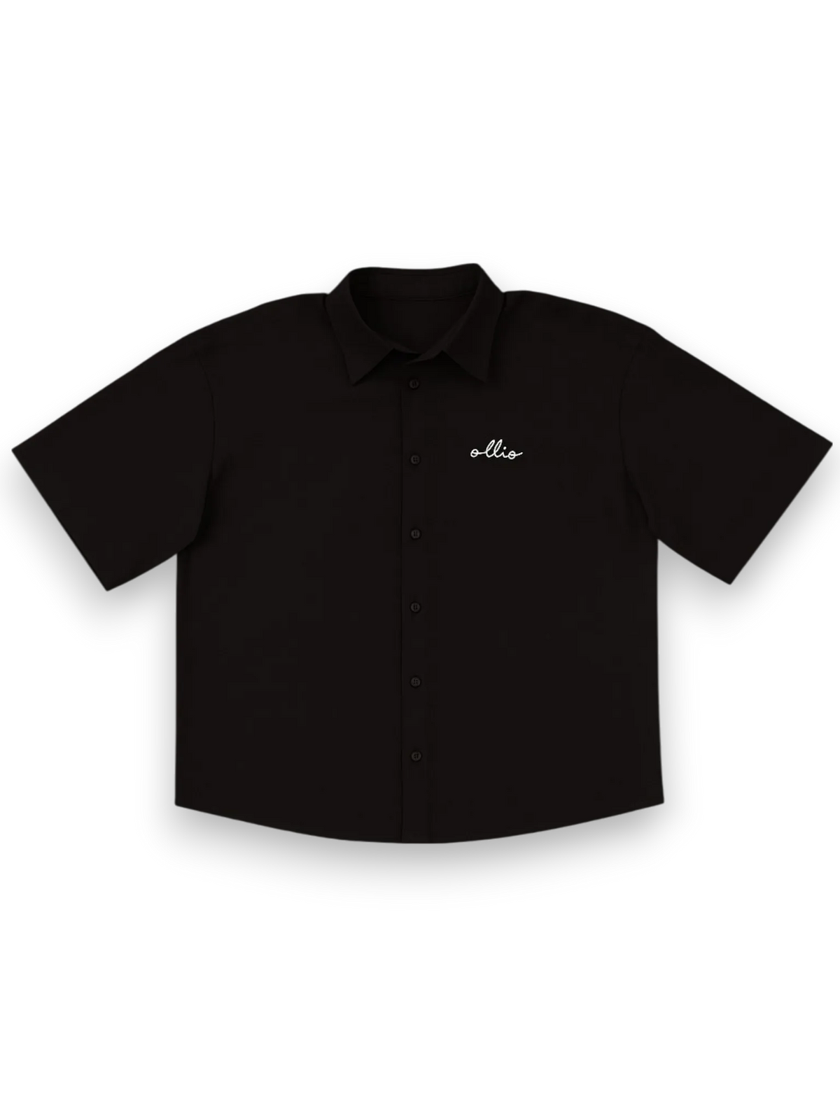 Estate al Forte Made for Sunlight Linen Black Shirt short sleeve