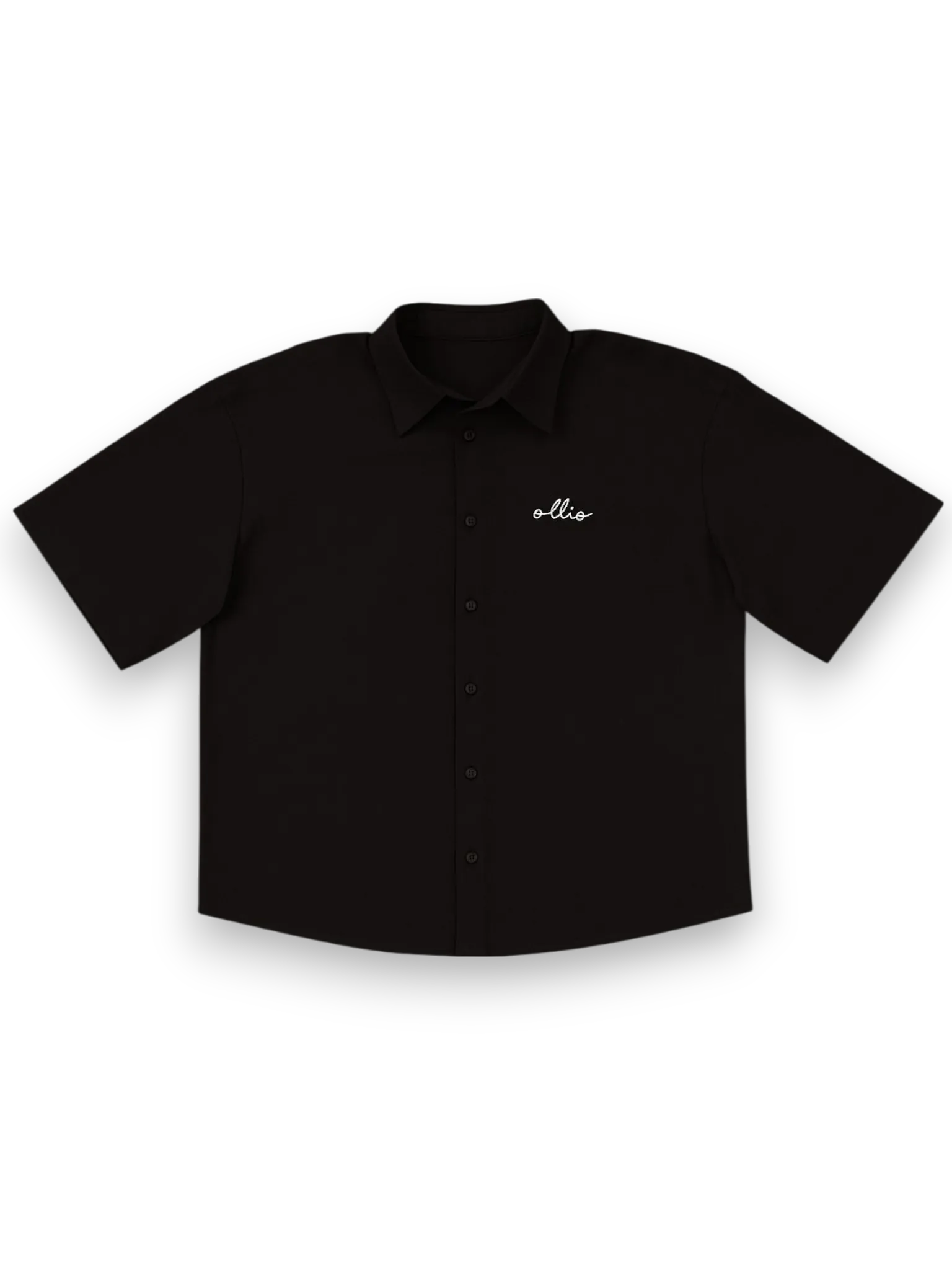 Estate al Forte Made for Sunlight Linen Black Shirt short sleeve