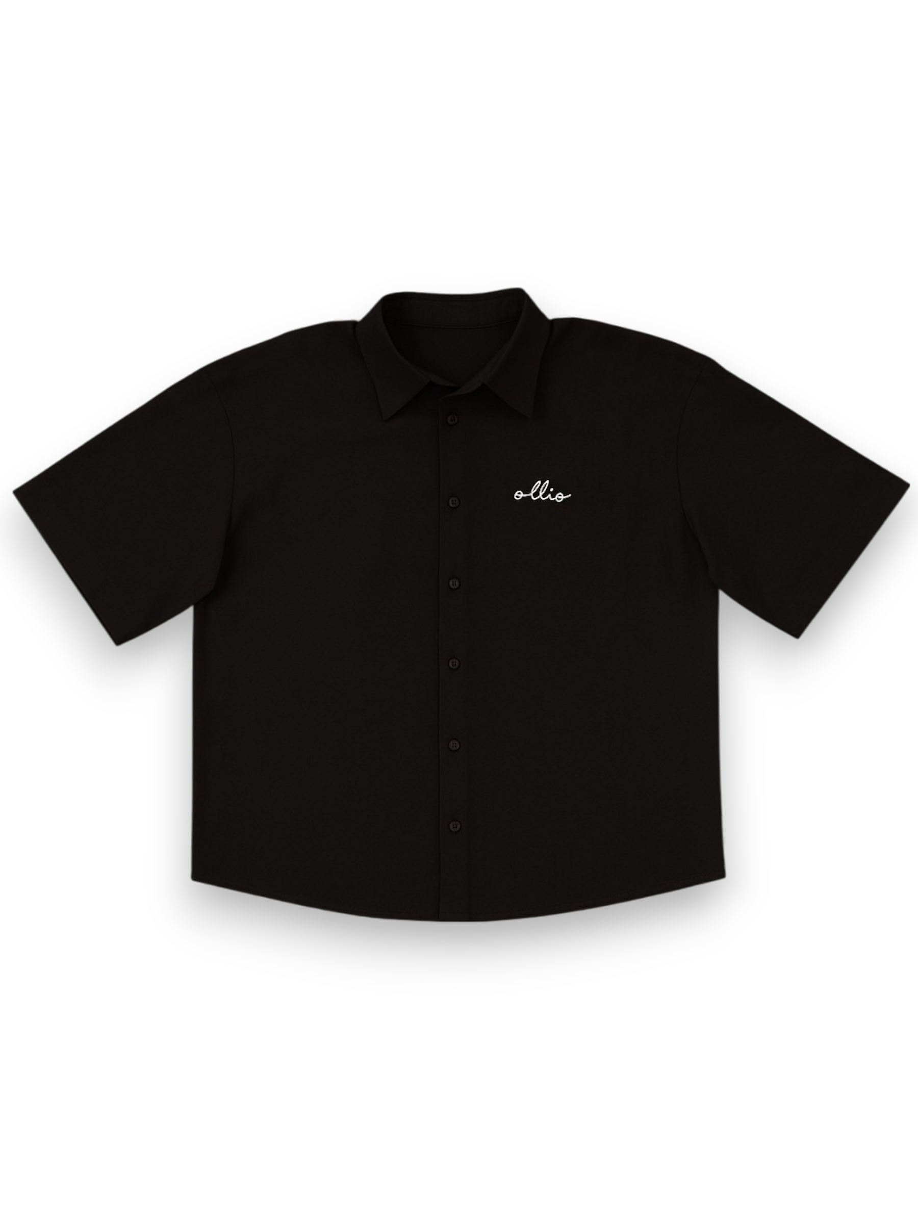 Estate al Forte Made for Sunlight Linen Black Shirt short sleeve