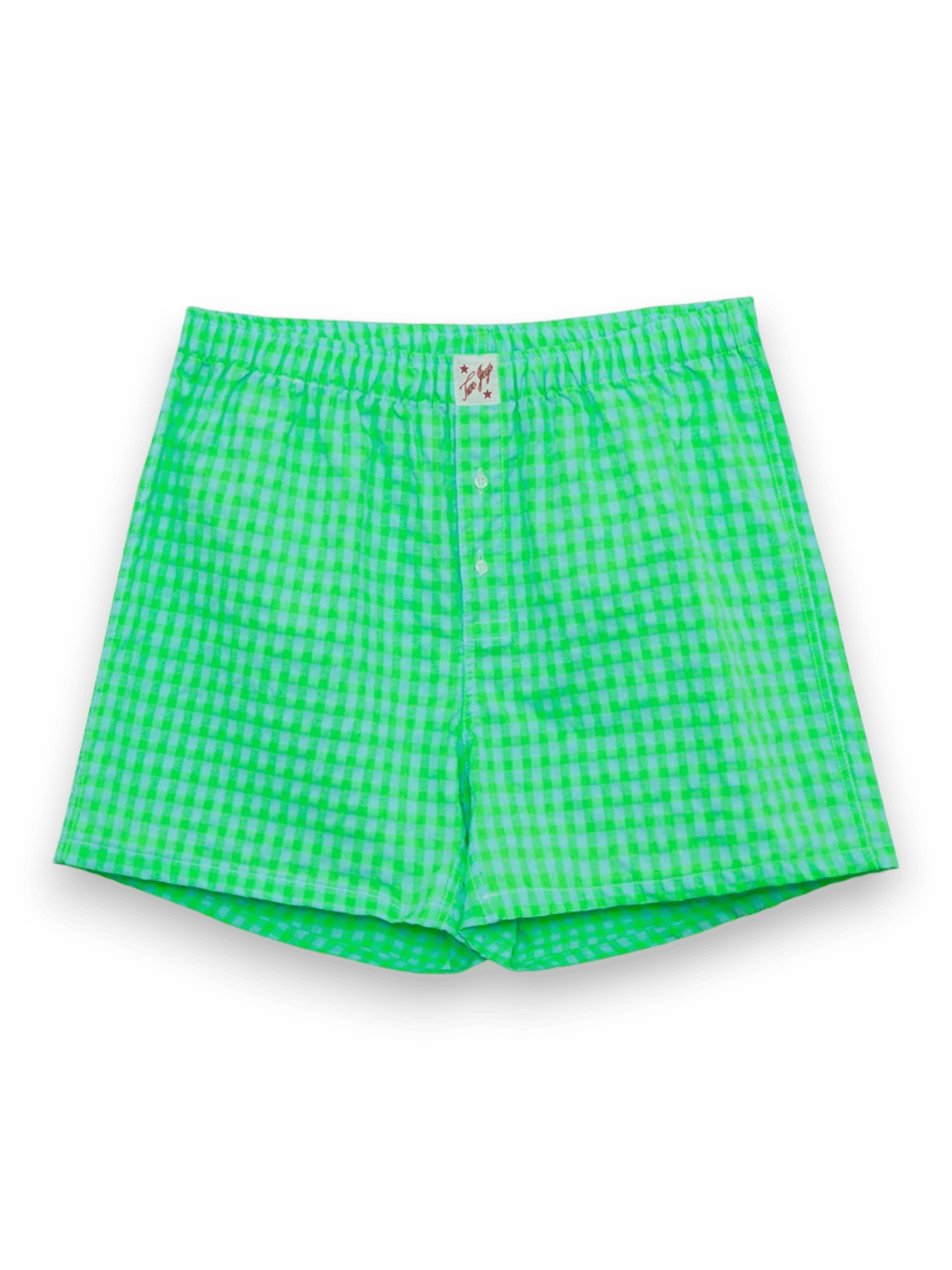 Twojeys Green Checkered Boxers