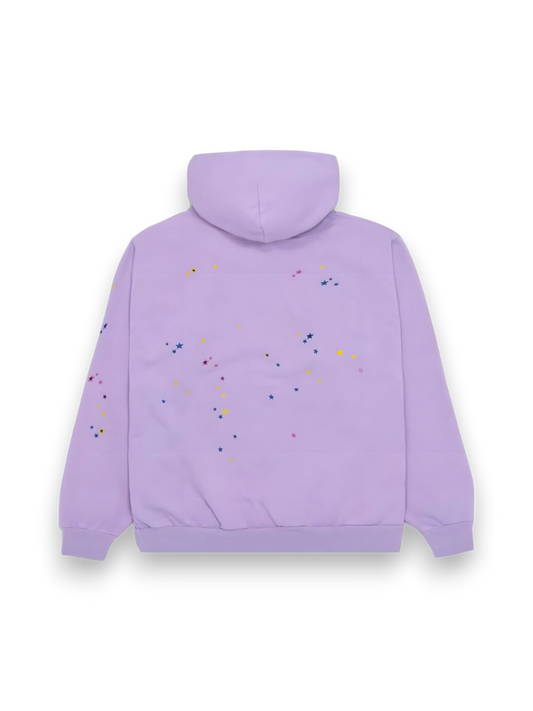 Sp5der Acai Hoodie Purple