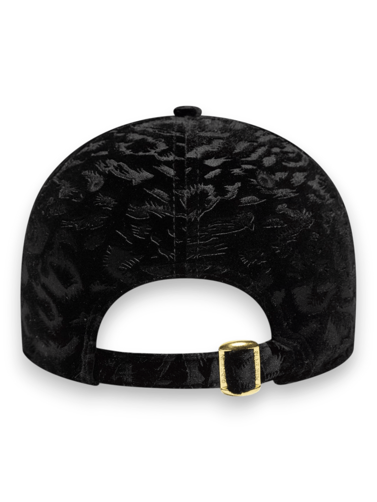 New York Yankees Womens MLB Leo Velour Black 9FORTY Adjustable Cap