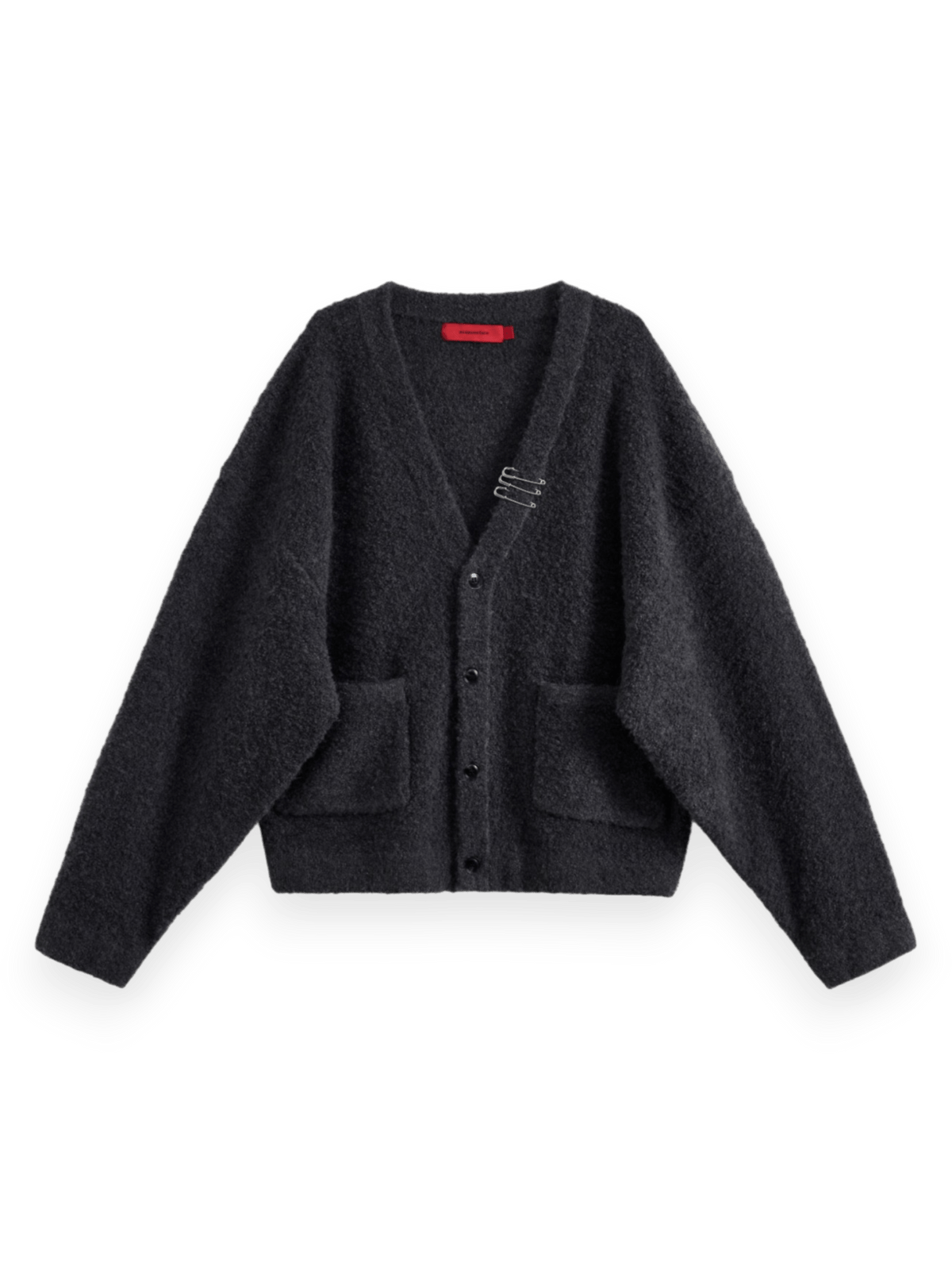 Acupuncture Cozy Cardigan Dark Grey