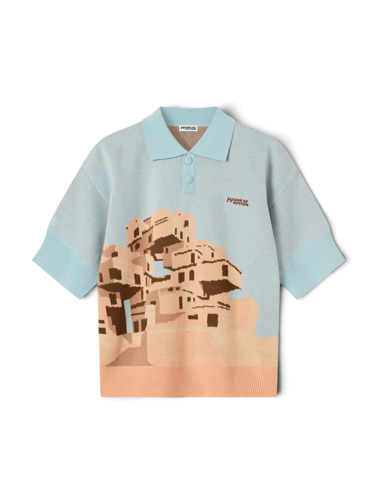 House Of Errors The Apartments Knitted Polo