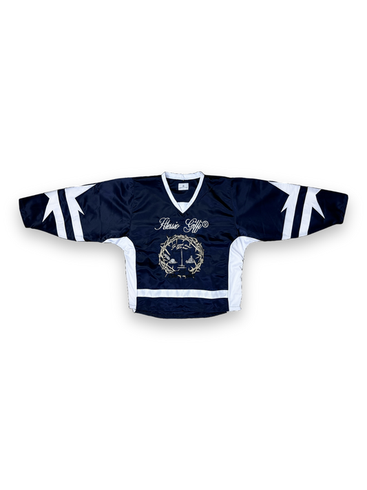 Alessio Giffi Work Hard Hockey Jersey Satin Blue