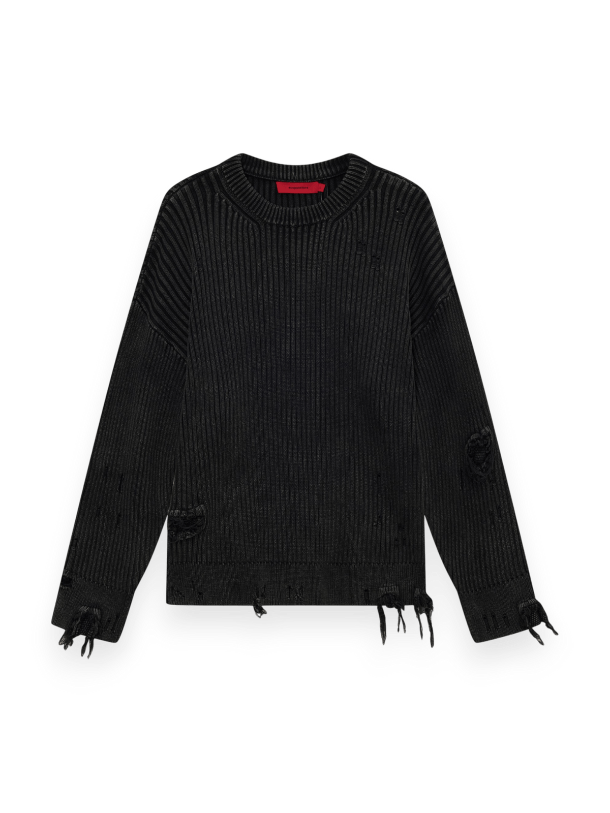 Acupuncture Metal Sweater Black