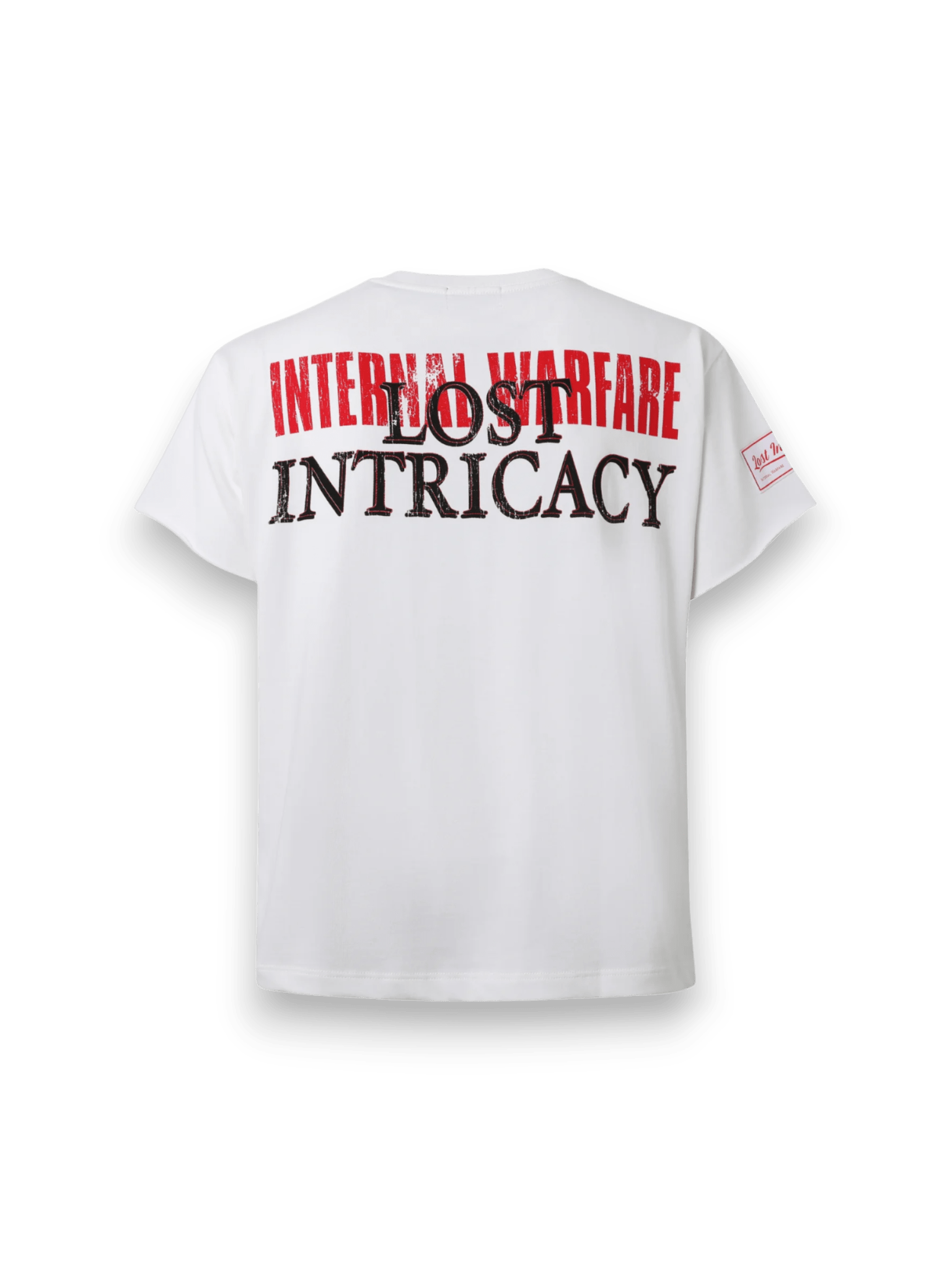 Lost Intricacy Front Page Mag Shirt White