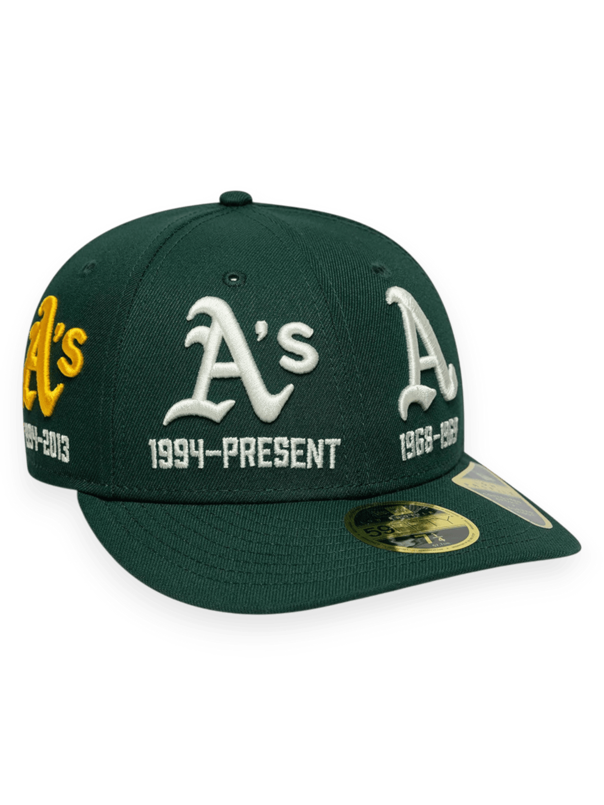 New Era Cap 59FIFTY Fitted Low Profile Athletics MLB Historic Dark Green