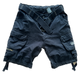 Oblio Cargo Shorts Black