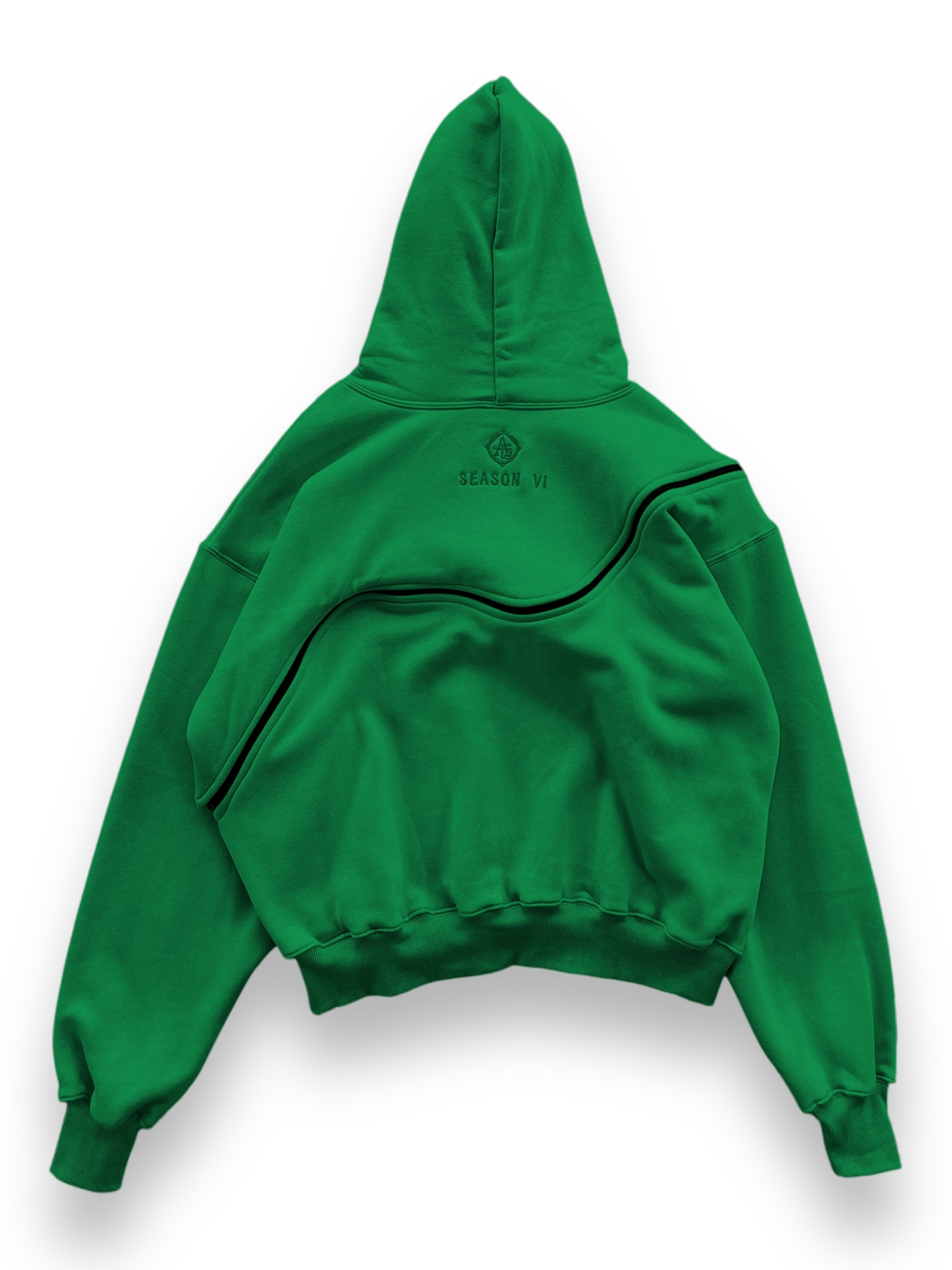 Alessio Giffi Fusion Zip Perfect Hoodie Electric Green