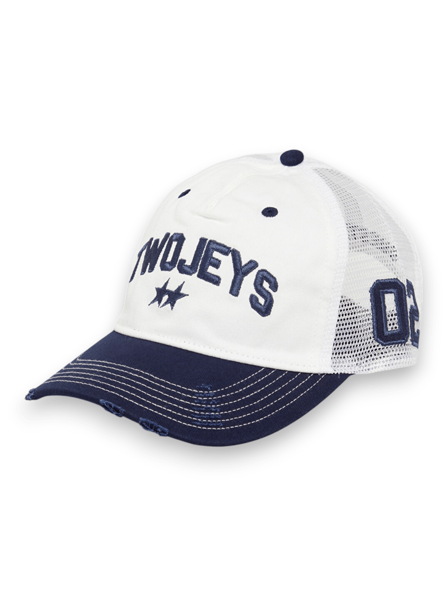 Twojeys White Icon Trucker