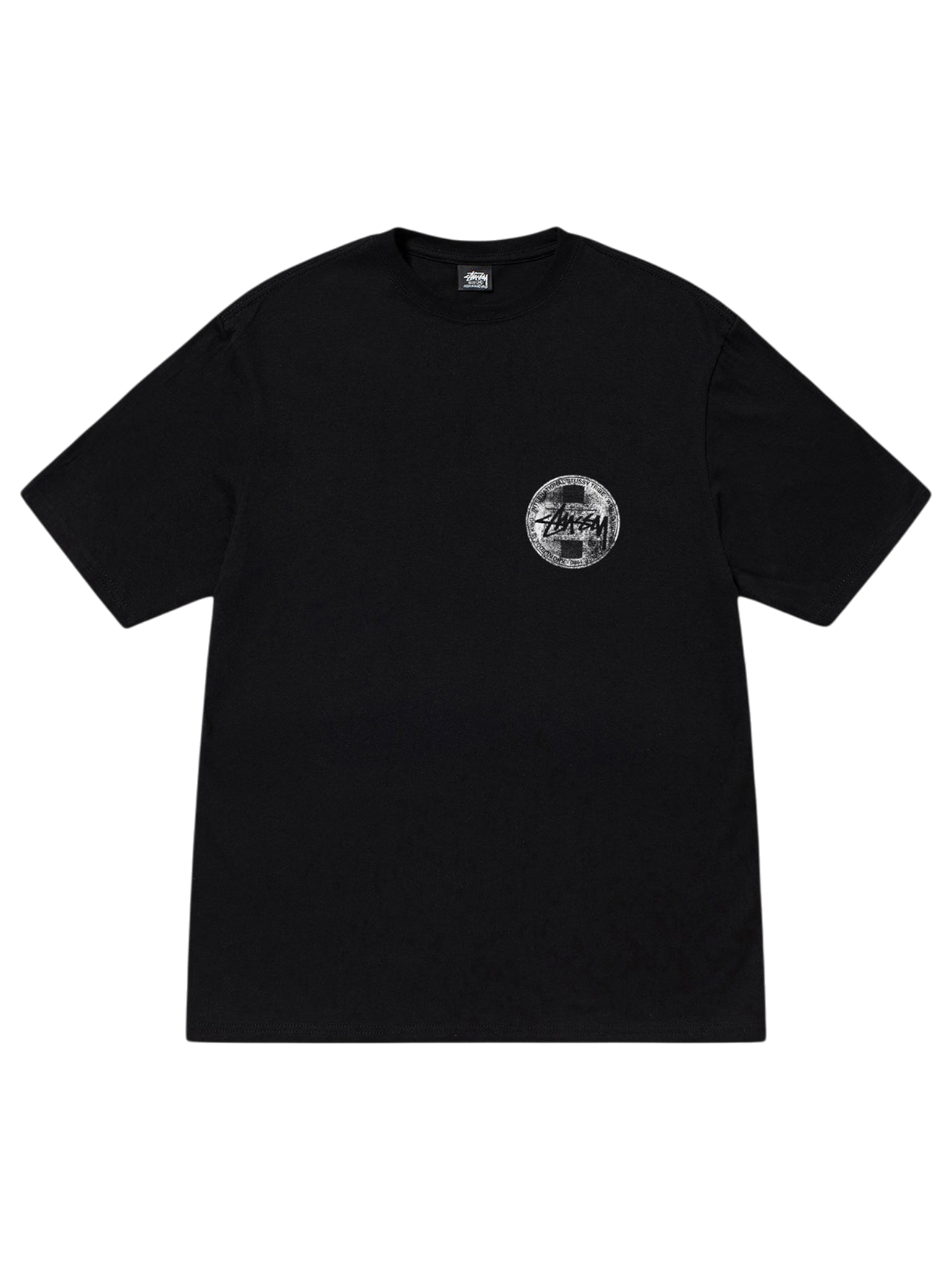 Stussy Dot Stamp Tee Black