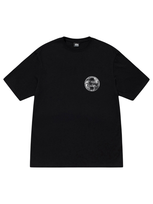 Stussy Dot Stamp Tee Black