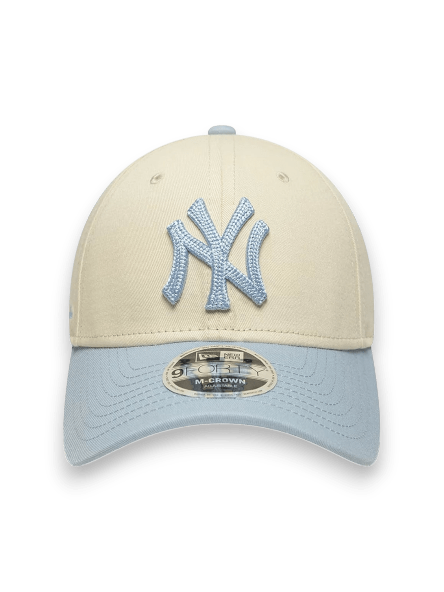 New Era Cap 9FORTY M-Crown New York Yankees MLB Side Script Cream