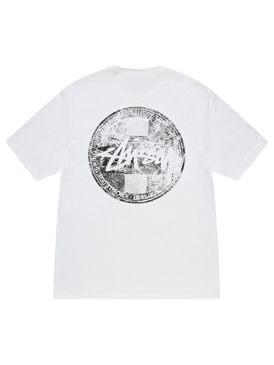 Stussy Dot Stamp Tee White