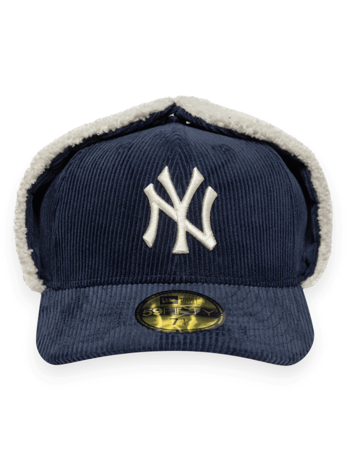 New Era Cap 59FIFTY Fitted Dogear New York Yankees MLB Cord Blu Navy