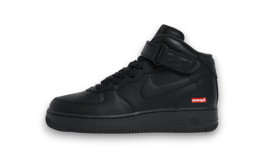 Nike Air Force 1 Mid Supreme Black