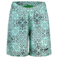 Garment Workshop Cotton Bandana Paisley Summer Shorts Viridian Green