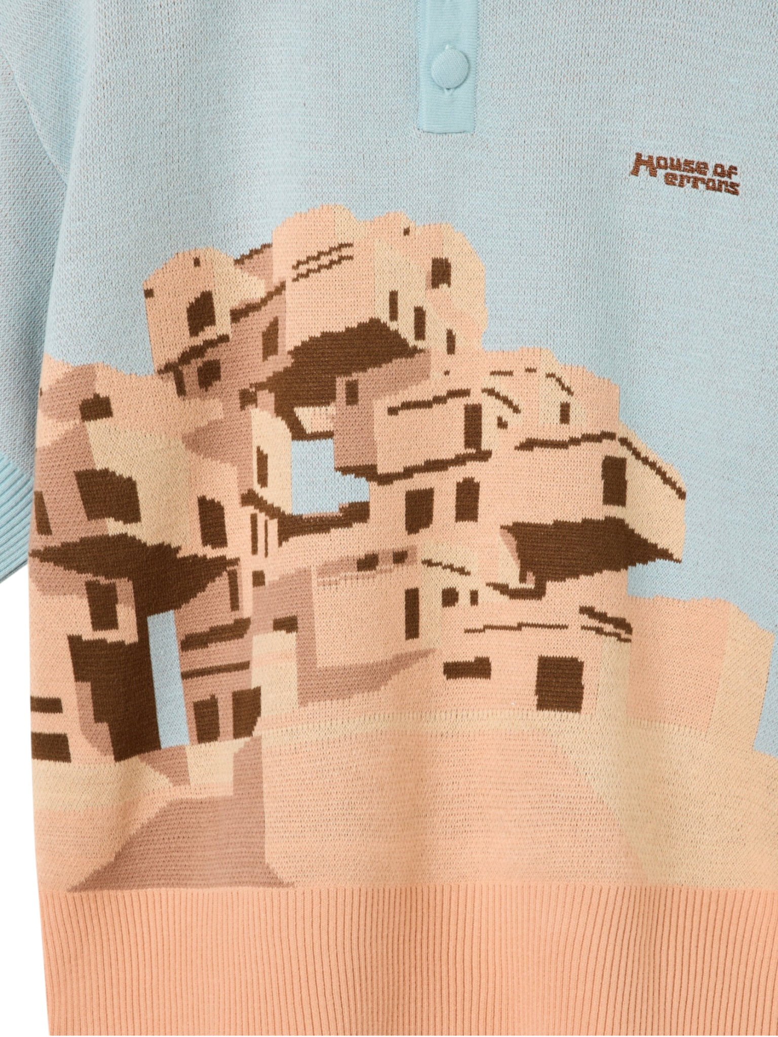House Of Errors The Apartments Knitted Polo
