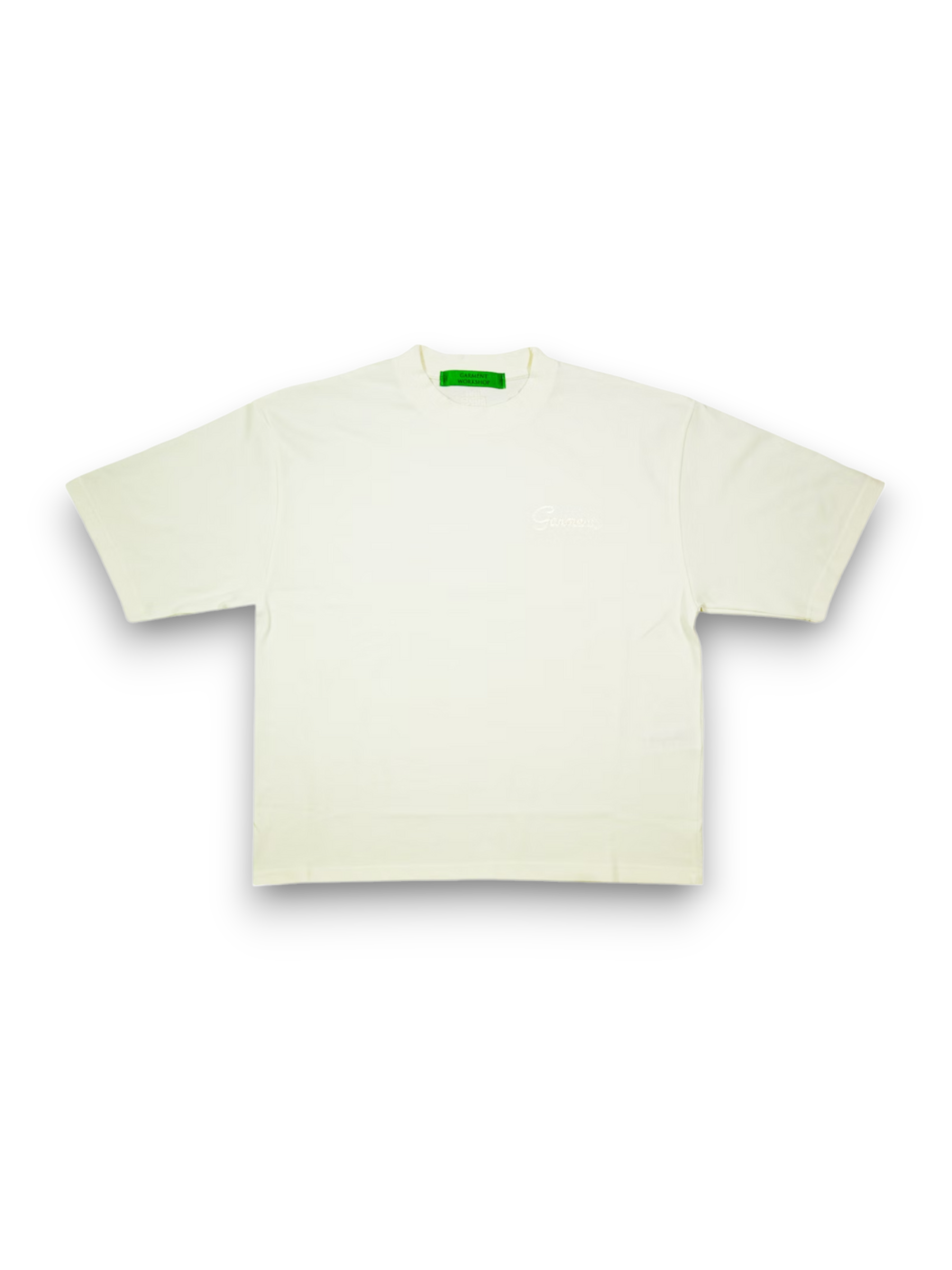 Garment Workshop Double Embroidery Tee Heavy Cream