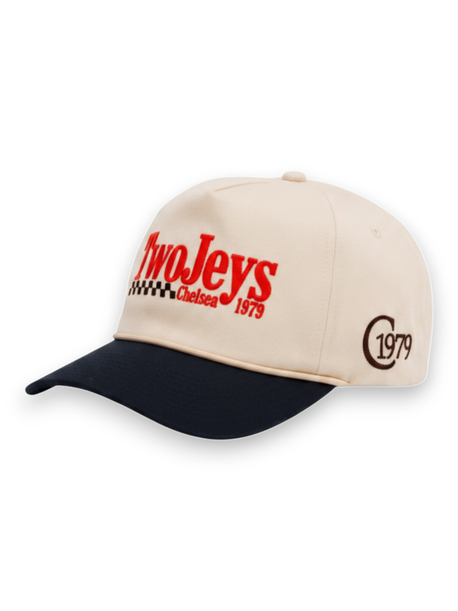 Twojeys Cream Racing Cap