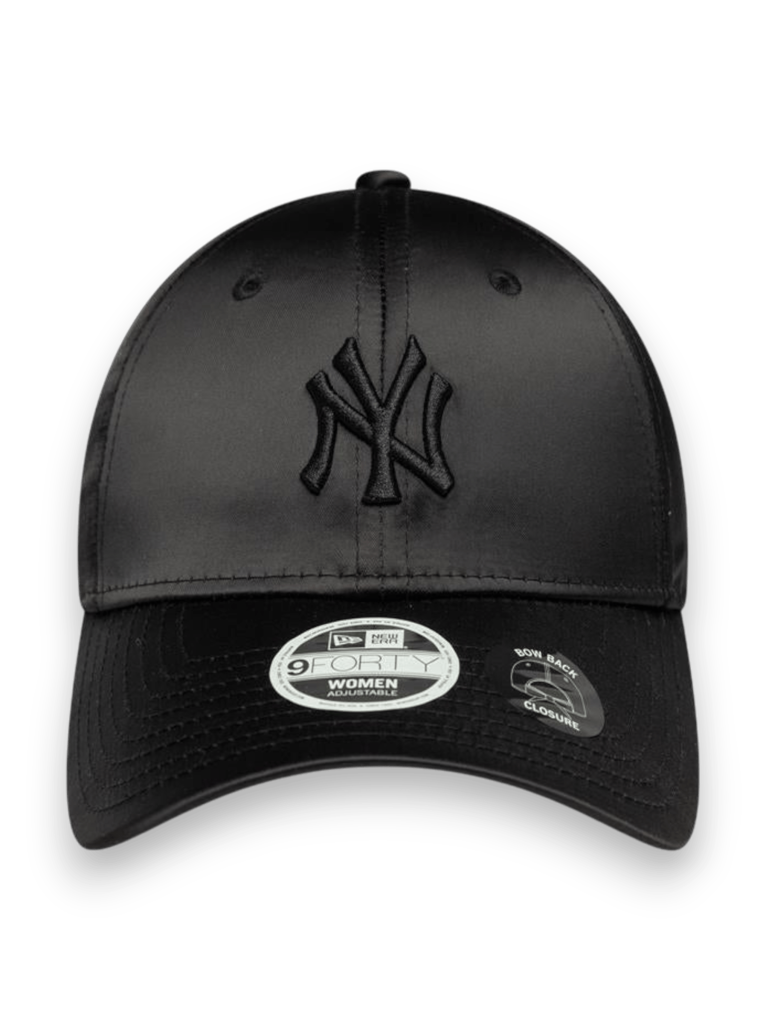 New Era New York Yankees 9FORTY Womens Satin Bow Black Cap