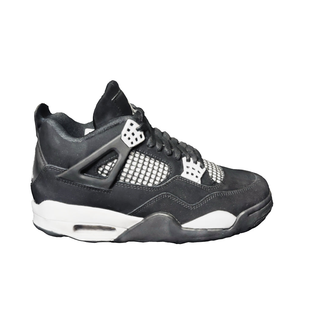 Jordan 4 retro black and white best sale