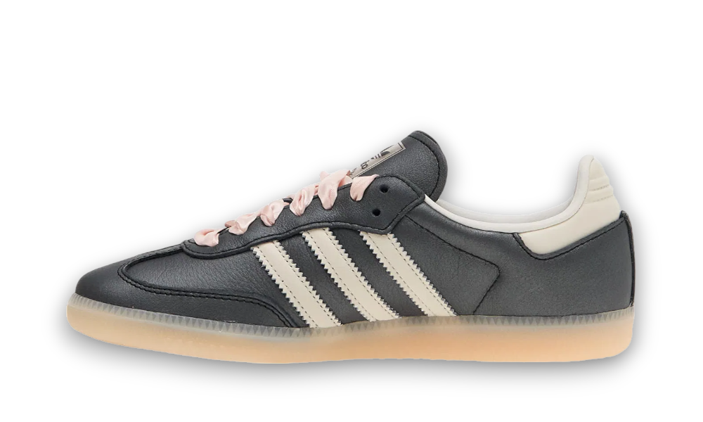 Adidas Samba OG Black Pink Ribbon Laces