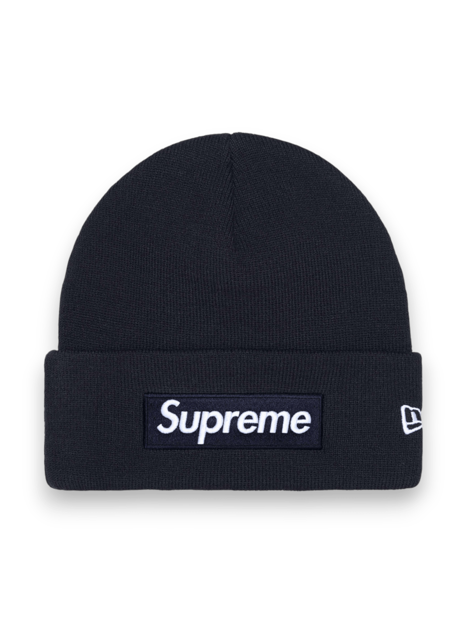 New Era Supreme Box Logo Beanie Navy
