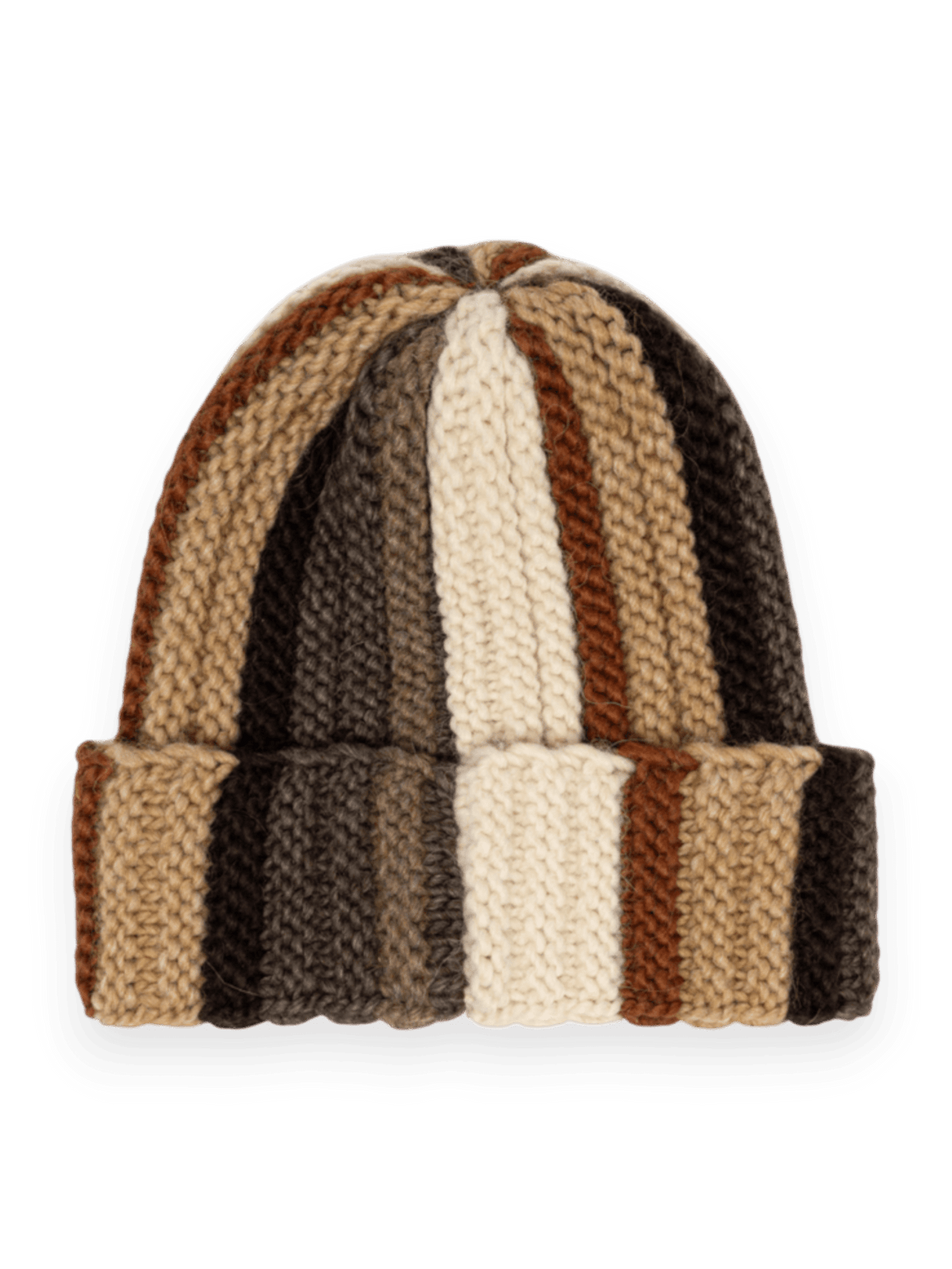 Amish Nomad Beanie Hat Brown Mix