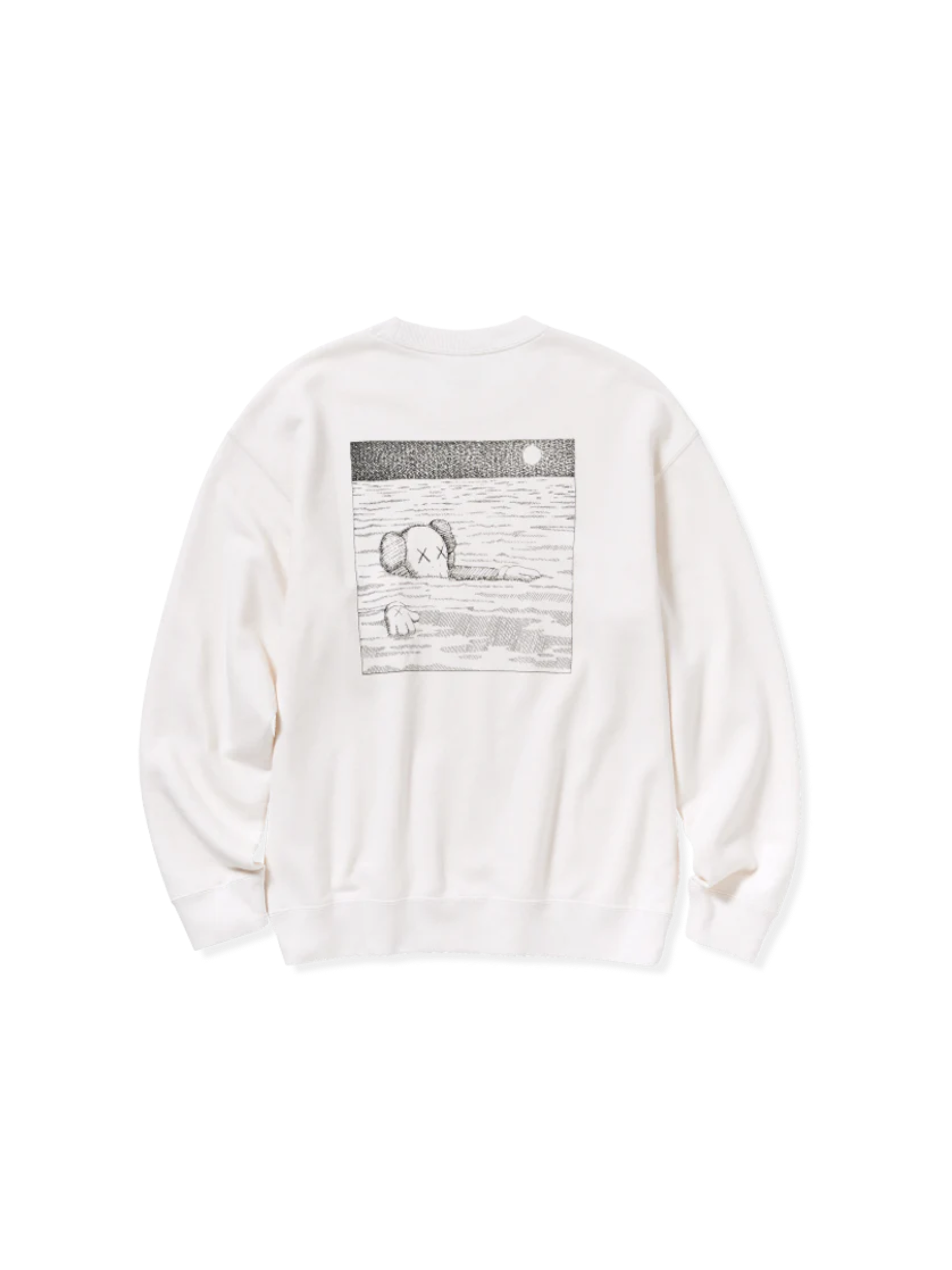 KAWS x Uniqlo Kids Longsleeve Sweatshirt (US Sizing) Off White