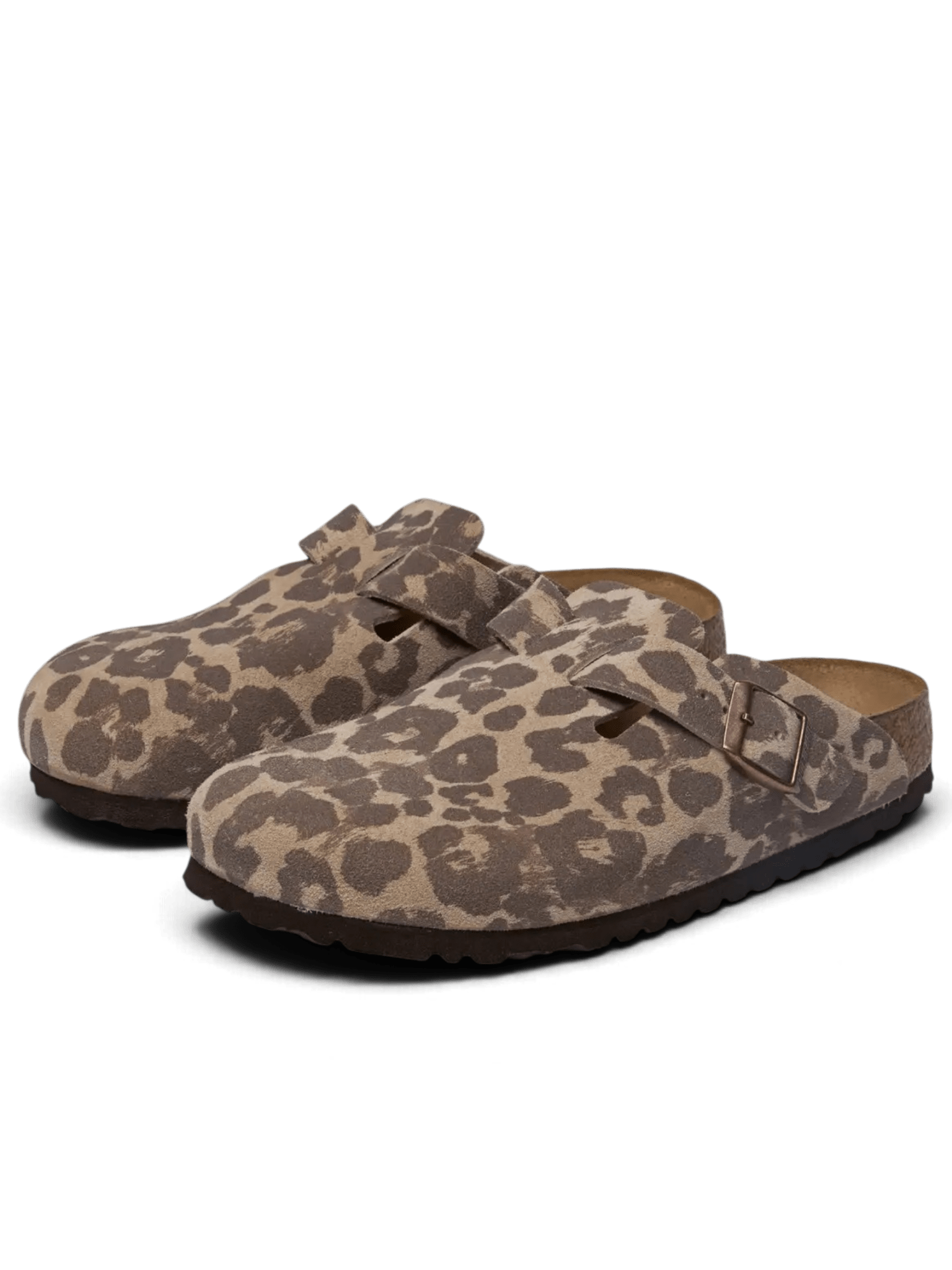 Birkenstock Boston Suede Leather - Syn Leo Sandcastle