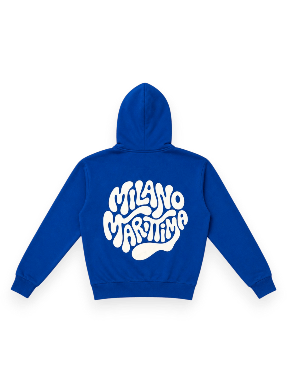 Oblio Milano Marittima Zip Hoodie Royal Blue