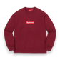 Supreme Box Logo Crewneck (FW22) Cardinal