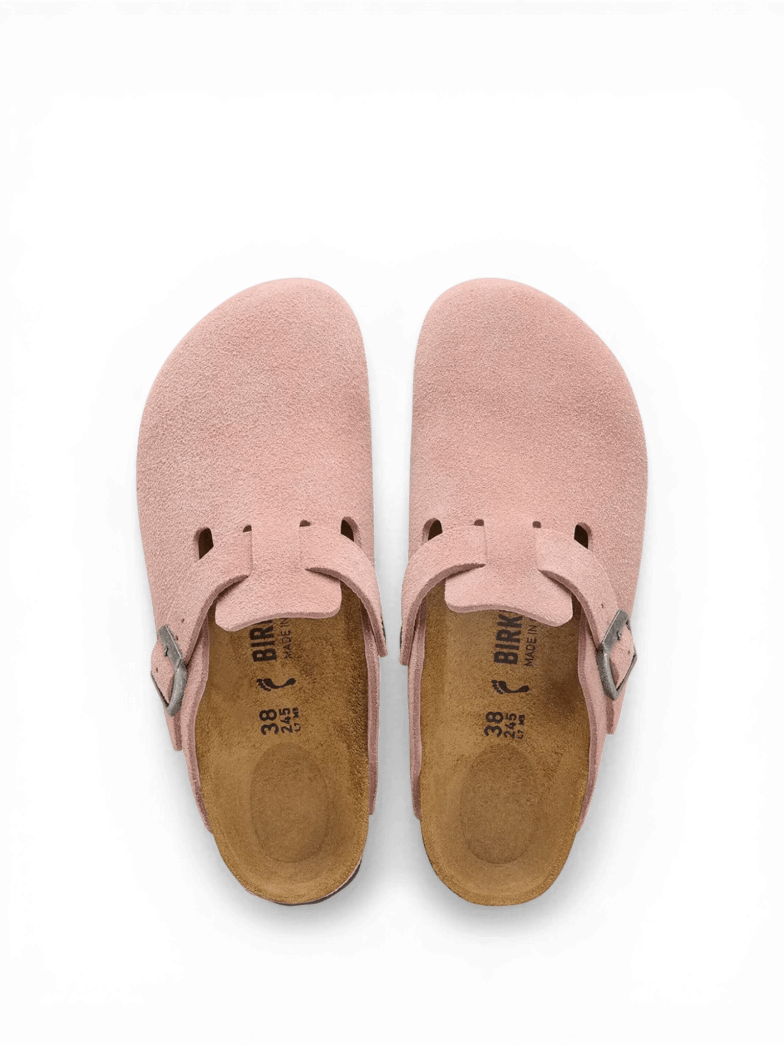 Birkenstock Boston Suede Pink Clay  