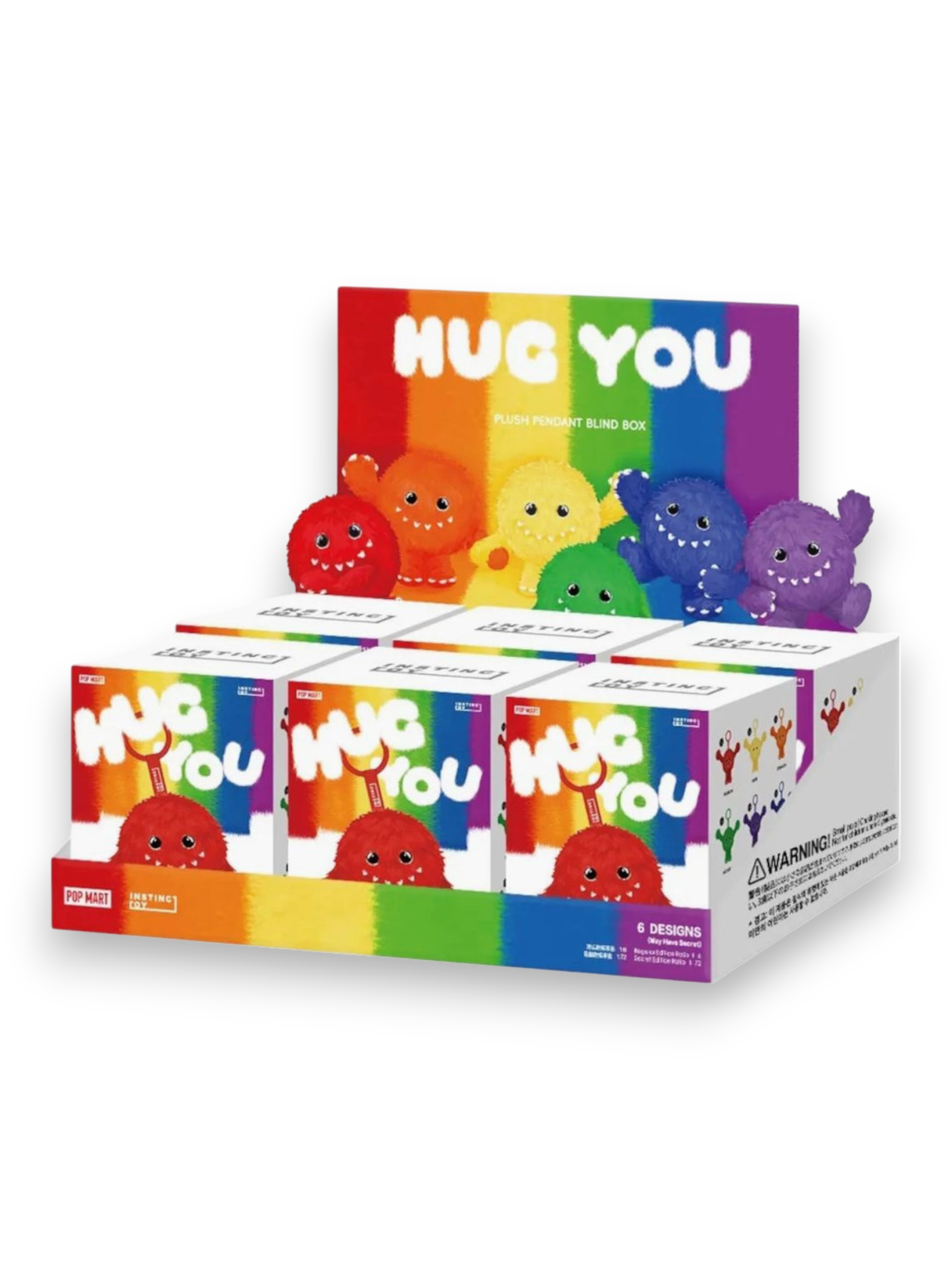 Pop Mart Pop Mart Instinctoy Hug You Series Plush Pendant Single Blind Box
