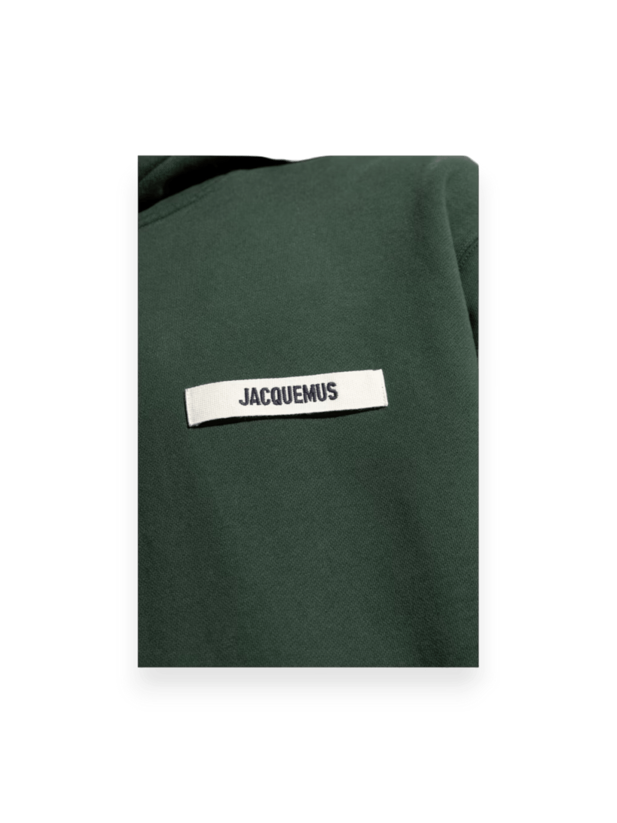 Jacquemus The Gros Grain Hoodie Dark Green
